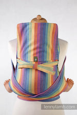 MEI-TAI CARRIER MINI, BROKEN-TWILL WEAVE - 100% COTTON - WITH HOOD, LUNA - The Birth Shop