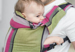 DROOL PADS & REACH STRAPS SET for Baby Carrier - LIME & KHAKI - The Birth Shop