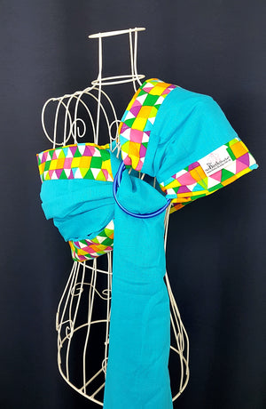 Basic Cotton-Linen - Retro - Turquoise - The Birth Shop