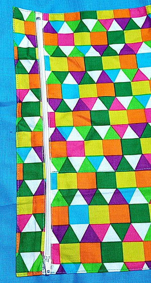 Basic Cotton-Linen - Retro - Turquoise - The Birth Shop