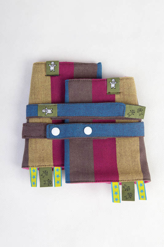 LL DROOL PADS & REACH STRAPS SET - FOREST MEADOW - The Birth Shop