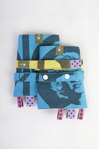 DROOL PADS & REACH STRAPS SET for Baby Carrier - MOVIE STAR - The Birth Shop