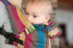 LL DROOL PADS & REACH STRAPS SET - FOREST MEADOW - The Birth Shop